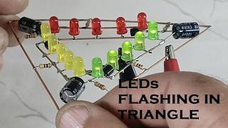 LEDs Chaser IN TRIANGLE [upl. by Charmion]