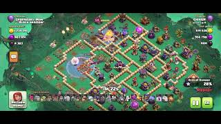 TH16 QC twin hog replay attack  Clash of Clans [upl. by Herve]