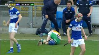 TYPICAL LAOIS  NASTY LATE HIT  OFFALY V LAOIS  2022 LEINSTER MINOR HURLING FINAL [upl. by Aehsan]