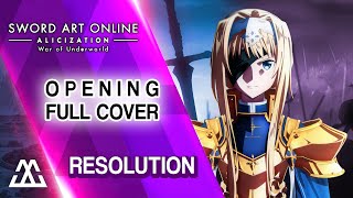 SWORD ART ONLINE Alicization War of Underworld Full Opening  Resolution Cover [upl. by Brufsky]