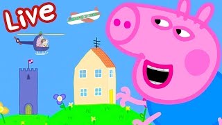 🔴 Giant Peppa Pig and George Pig LIVE FULL EPISODES 24 Hour Livestream [upl. by Olocin]