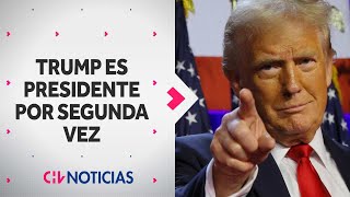 TRUMP ES EL NUEVO PRESIDENTE de Estados Unidos Alcanzó los 279 votos y ganó elección  CHV Noticias [upl. by Aisad811]