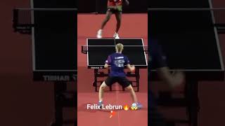 Felix Lebrun vs Quadri Aruna with a spectacular rally🏓🔥🔥 tabletennis rally pingpong [upl. by Akimik]