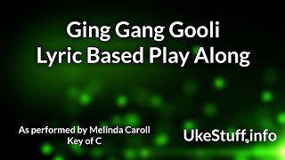 Ging Gang Gooli Lyric Based Play Along [upl. by Berkman479]