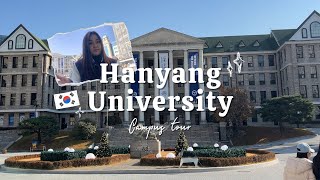 hanyang university seoul campus tour eng 🦁 💙 🏛️ 📚 ✨ [upl. by Ezarras]