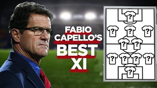 Fabio Capellos Best XI Football Players [upl. by Ycniuqed653]