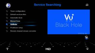 VU SOLO2 Black Hole satellite dish signal checking [upl. by Carrie]