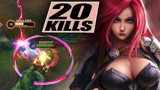 Katarina 20 Kills  40k Damage Dealt in Season 9 [upl. by Nilam]