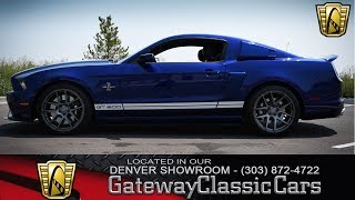 2013 Ford Mustang GT500 Now Featured In Our Denver Showroom 74DEN [upl. by Arakal]