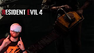 Resident Evil 4 Remake In VR Is Terrifying [upl. by Llibyc995]