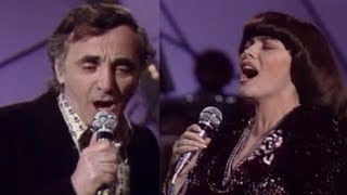 Charles Aznavour et Mireille Mathieu  Une vie damour 1981 [upl. by Bore]