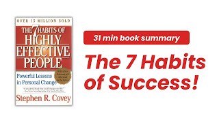 The 7 Habits of Highly Effective People by Stephen R Covey Audiobook  Book Summary [upl. by Ahsrop]