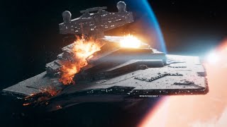 Boba Fett Uses Seismic Charge on Star Destroyer Star Wars Fan Animation [upl. by Wennerholn]