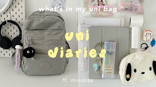 what’s in my college bag 📁🍓 college essentials ⋆·˚ ༘ [upl. by Nynahs141]