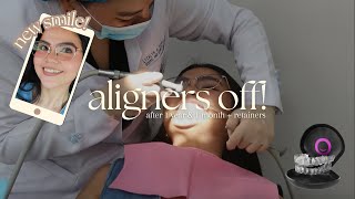 Getting My BracesClear Aligners Off AFTER 1 YEAR Retainers  DIY Color Analysis [upl. by Sivla72]