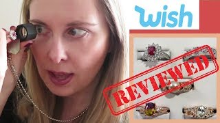 Wish Jewelry  Reviewing 5 Rings from Wishcom 💍 [upl. by Nylemaj718]