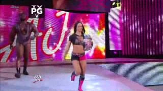 AJ Lee Divas Champion Entrance [upl. by Assiluj]