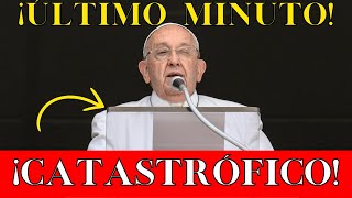 La INCREÍBLE CONFESIÓN del PAPA FRANCISCO podría ser UN PAPA DESASTROSO [upl. by Amsed]