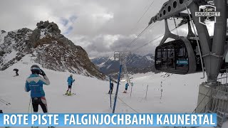 Wiedereröffnung nach Corona Rote Piste an Falginjochbahn am Kaunertaler Gletscher [upl. by Rubin]