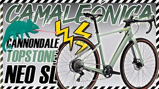 Review Cannondale Topstone Neo SL  eGRAVEL  BIKEPACKING  Javier Bañón Izu [upl. by Zaremski]