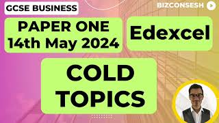 Cold Topics for Paper 1  Edexcel GCSE Business [upl. by Lemaceon]