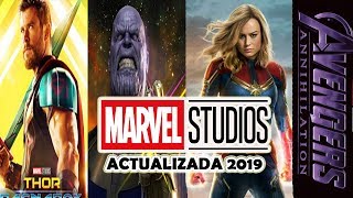 La CRONOLOGÍA del UCM ACTUALIZADA 2019 Hasta AVENGERS 4 [upl. by Tommy774]