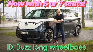 Volkswagen ID Buzz Long Wheelbase review  Now a 6 or 7 seater [upl. by Banks]