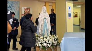 2 marzo 2024  La Madonna di Lourdes saluta i pazienti dell’Istituto NEUROMED Pozzilli [upl. by Anitneuq214]