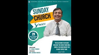 Sunday Service At Assemblies Of God Church Drigh Road Karachi Preacher  Pastor Sohail Francis [upl. by Kcirevam427]