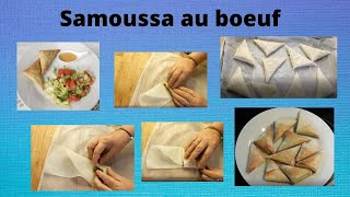 Samoussa au bœuf à ma façon [upl. by Gean]