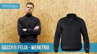 DASSY® Felix werktrui  Pasvorm en details [upl. by Aivun]