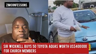 Sir Wicknell Buys 50 Toyota Aquas Worth US400 000 For Church Members [upl. by Seroka]