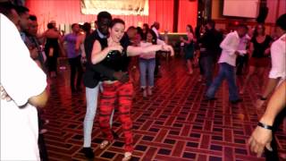 Mouaze Konaté amp Jennifer Earls ChachaSocial Dancing  New York Salsa Congress 2012 [upl. by Aerb]