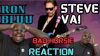 Steve Vai  Bad Horsie REACTION [upl. by Nonnelg295]