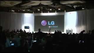 CES 2013  LG Press Conference [upl. by Eetnod]