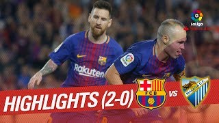 Resumen de FC Barcelona vs Málaga CF 20 [upl. by Abott]