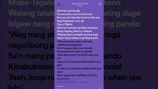 PANALO  EZ MIL lyrics lyricvideo music ezmilpanalo lyrics opm rap rapmusic philippines [upl. by Nike]