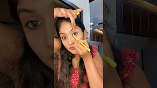 How I draw my eyes 👀♥️ eyes makeup tutorial kalyani reels fypviral viralvideos shorts [upl. by Gould491]