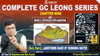 L16  Mastering GC Leong Chapter5 Part2 Landforms Made by Running Water MCQs with Solutions [upl. by Kcirdek419]