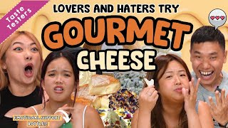 Cheese Lovers and Haters Tries GOURMET CHEESE  Taste Testers  EP 145 [upl. by Namara]