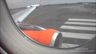 FCOVCE EasyJet A319 TAKEOFF from Rome Fiumicino HD [upl. by Spain]