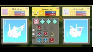 Pokemon Quest  Double Evolution Nidoking and Nidorina [upl. by Adiene]