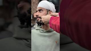 Curly beard treatment mustache instagram viralvideo [upl. by Drapehs]