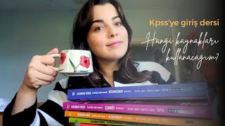 KPSSye giriş📚 Hangi kaynakları aldım 2024kpss kpss [upl. by Sidwohl]