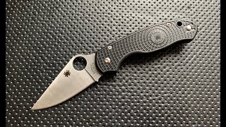 The Spyderco Para3 Lightweight Pocketknife The Full Nick Shabazz Review [upl. by Sauncho]