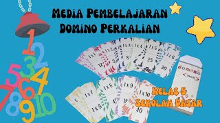 Media Pembelajaran Matematika Kelas 5 SD  Domino Perkalian [upl. by Zandt711]