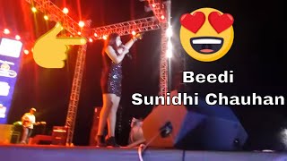 Beedi Omkara Sing song by Sunidhi Chauhan  Ahmedabad  Gujarat [upl. by Kerin]