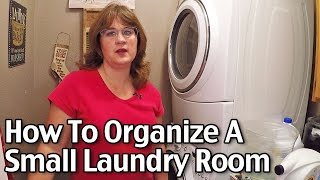 How To Organize A Small Laundry Room [upl. by Galasyn]