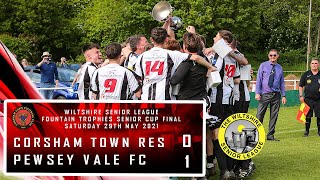 Corsham Town Reserves FC 0 V 1 Pewsey Vale FC  Official Cup Final Match Highlights [upl. by Gmur]