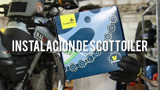 Instalacion de lubricador engrasador de Scottoiler Vsystem en BMW F650GS diegoastorga [upl. by Sito]